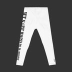 'My Safe Word Is Harder' Bold Side-Text Women's Casual Leggings