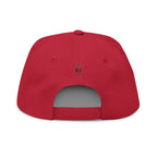 Flat Bill Cap — "Good Girl" Embroidered Devil Girl Snapback