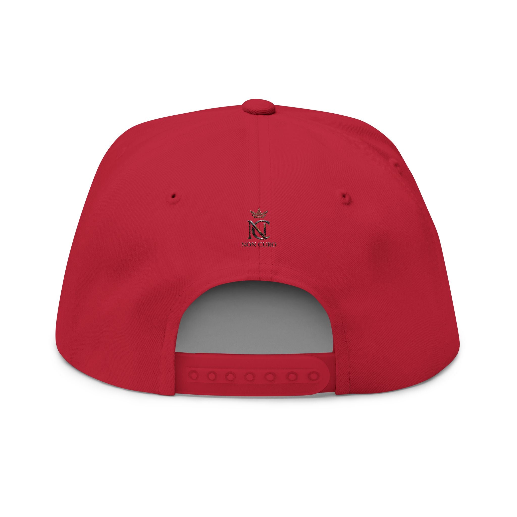 Flat Bill Cap — "Good Girl" Embroidered Devil Girl Snapback