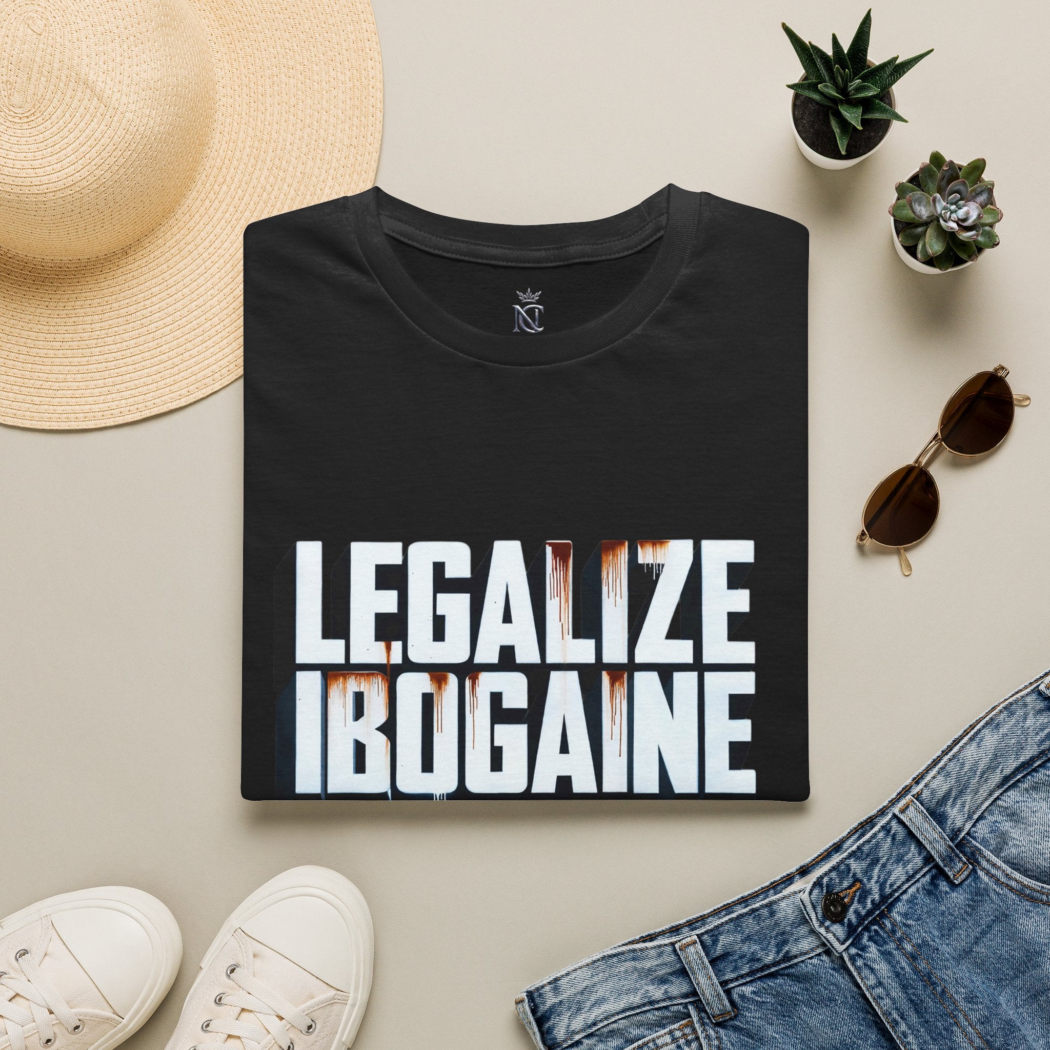 Ibogaine T-Shirt — Psychedelic for Addiction, PTSD and Trauma Recovery Awareness Tee