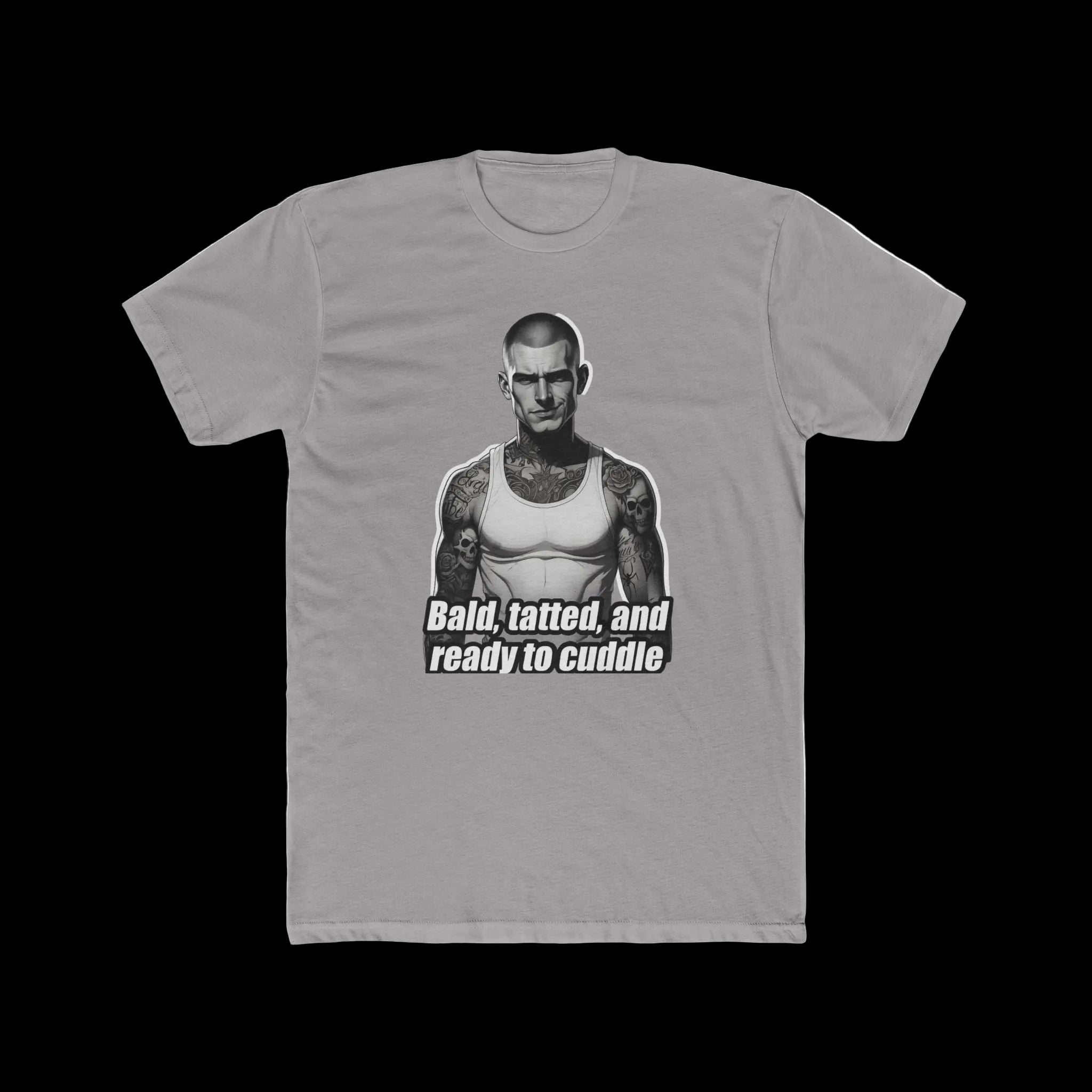 Bald Tatted and ready to cuddle