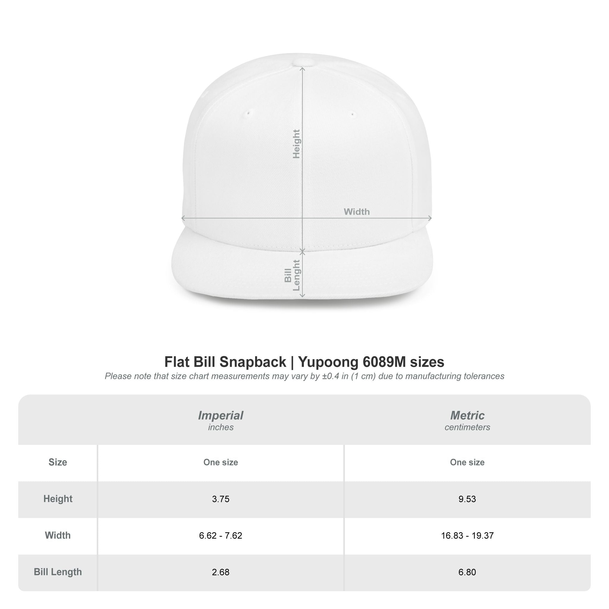 Snapback Hat — "I Give Out Free Spankings" Embroidered Flat Bill Cap