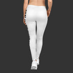 'My Safe Word Is Harder' Bold Side-Text Women's Casual Leggings