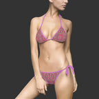 Neon Soft-Color Original Art Women's Bikini — High-Res Summer Swimwear