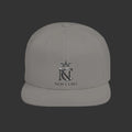 Laurel Crest Flat Bill Snapback Hat — Embroidered "NON CURO" Logo