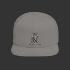 Laurel Crest Flat Bill Snapback Hat — Embroidered "NON CURO" Logo