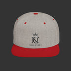 Laurel Crest Flat Bill Snapback Hat — Embroidered "NON CURO" Logo