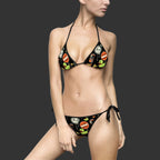 RUBBER DUCKY "DO NOT ENTER" BIKINI SWIMSUIT — NOVELTY YIELD SIGN SWIMWEAR
