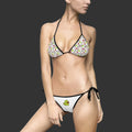WOMEN'S BIKINI SWIMSUIT — "NON CURO" RUBBER DUCKY, MIDDLE FINGER & "NON CURO" ENERGY DRINK
