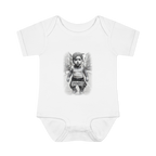 INFANT BODYSUIT  "FRESH OUT THE PIN" BABY WITH TATTOOS