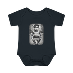 INFANT BODYSUIT  "FRESH OUT THE PIN" BABY WITH TATTOOS
