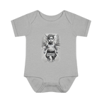 INFANT BODYSUIT  "FRESH OUT THE PIN" BABY WITH TATTOOS