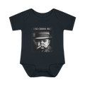Infant Bodysuit — "Use Cross Me?" Vintage Mobster Baby Graphic