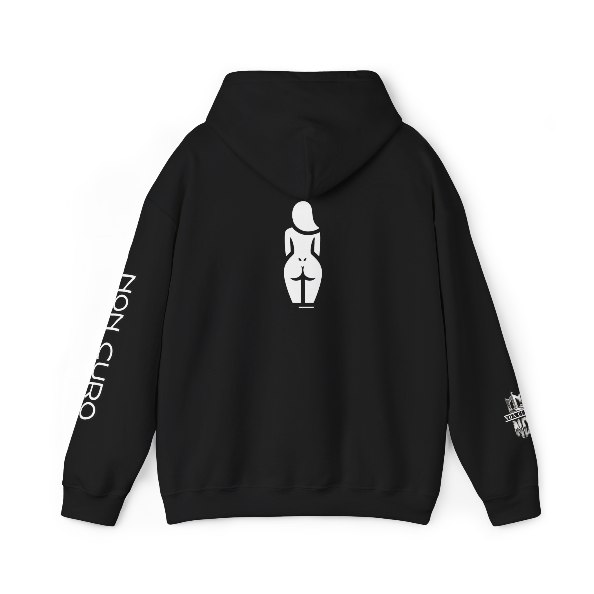 CERTIFIED CAKE CONNOISSEUR HOODIE — GIRL OUTLINE "NICE ASS" GRAPHIC