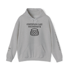 CERTIFIED CAKE CONNOISSEUR HOODIE — GIRL OUTLINE "NICE ASS" GRAPHIC