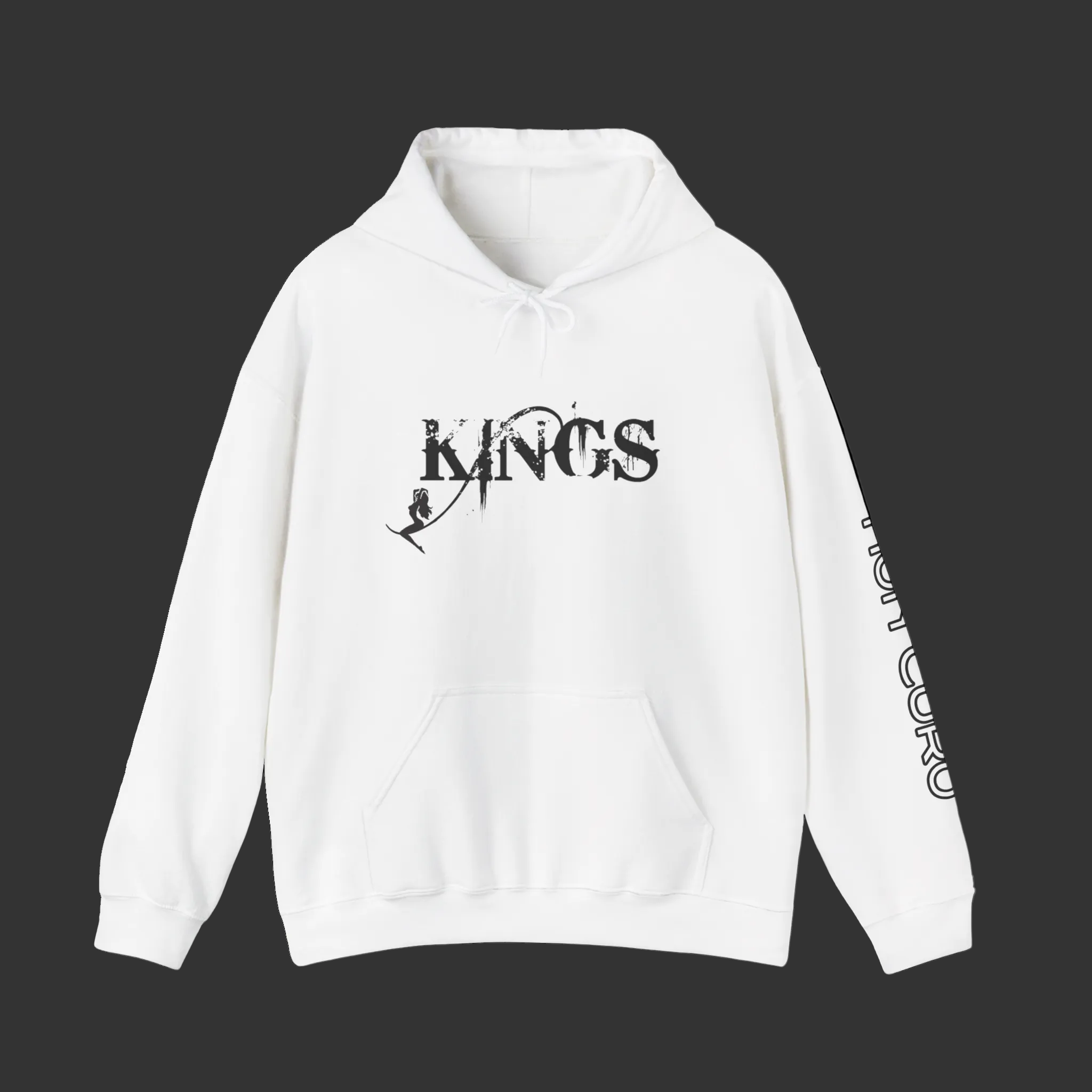 NON CURO KINGS' HOODIE — NON CURO LOGO ON BACK
