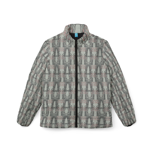 "NON CURO" WOMEN'S PUFFER JACKET — PARISIAN CIRCUIT-BOARD WINTER COAT