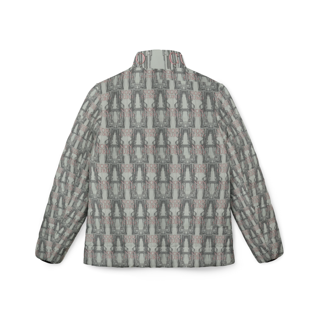 "NON CURO" WOMEN'S PUFFER JACKET — PARISIAN CIRCUIT-BOARD WINTER COAT