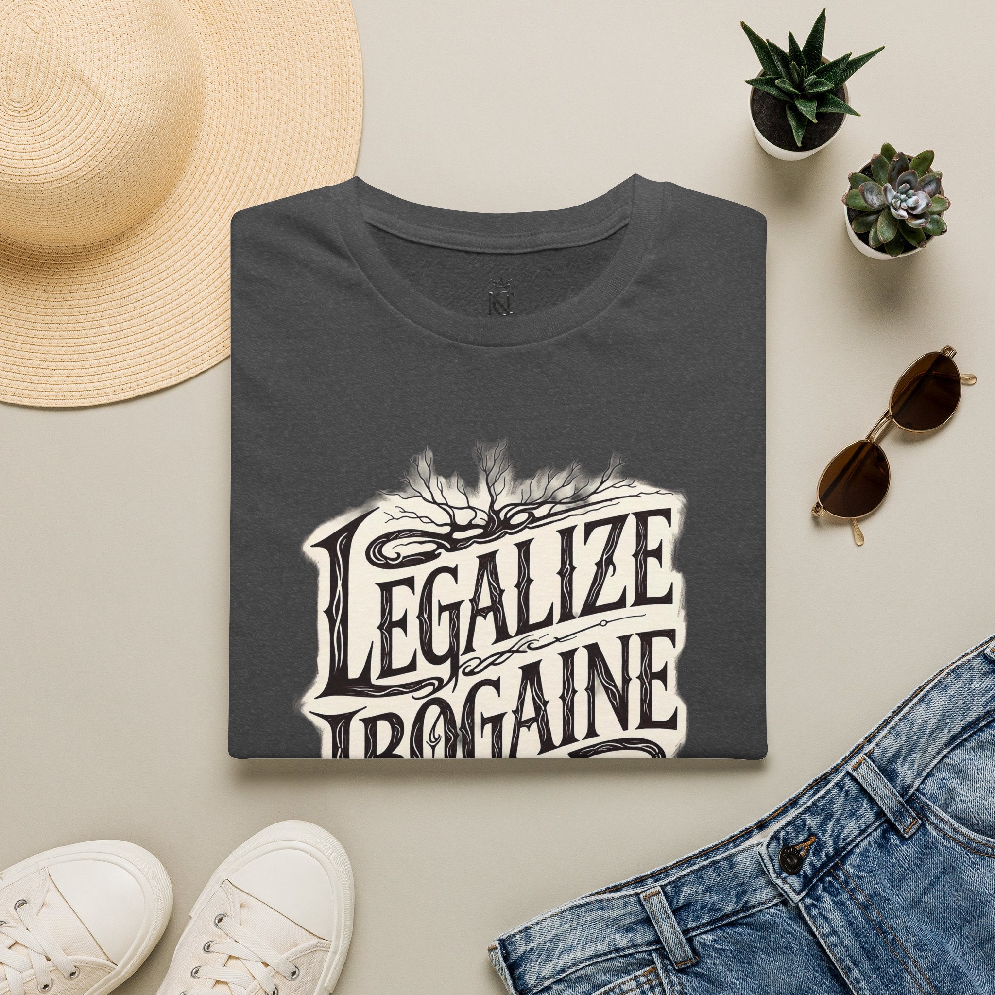 Ibogaine T-Shirt — Retro Herbal Medicine Advocacy Tee