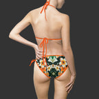 Hawaii Floral Bikini Swimsuit — Bright Tropical Flowers, Summer Ready