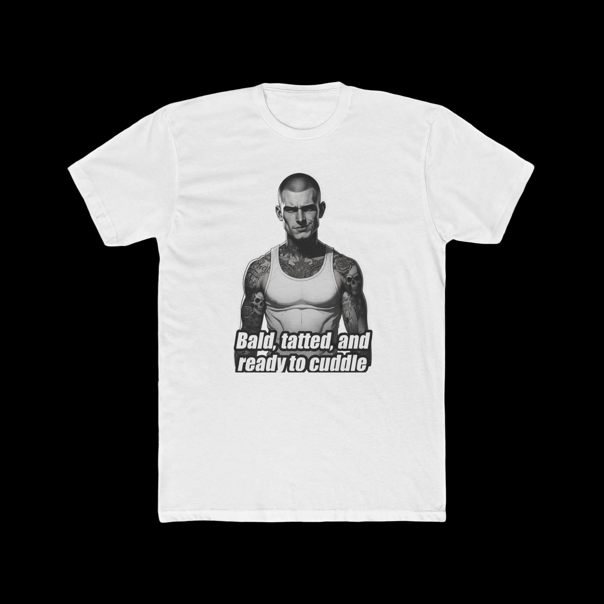 Bald Tatted and ready to cuddle