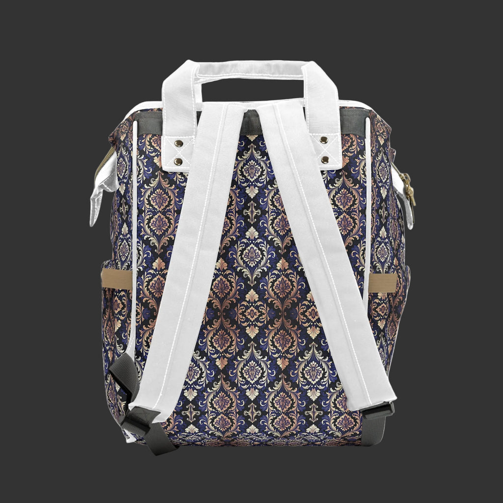 Stylish Mom Diaper Backpack — Multifunctional High-Resolution Pattern