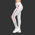 Women's Casual Leggings — "MY SAFE WORD IS HARDER" Empowerment Leggings