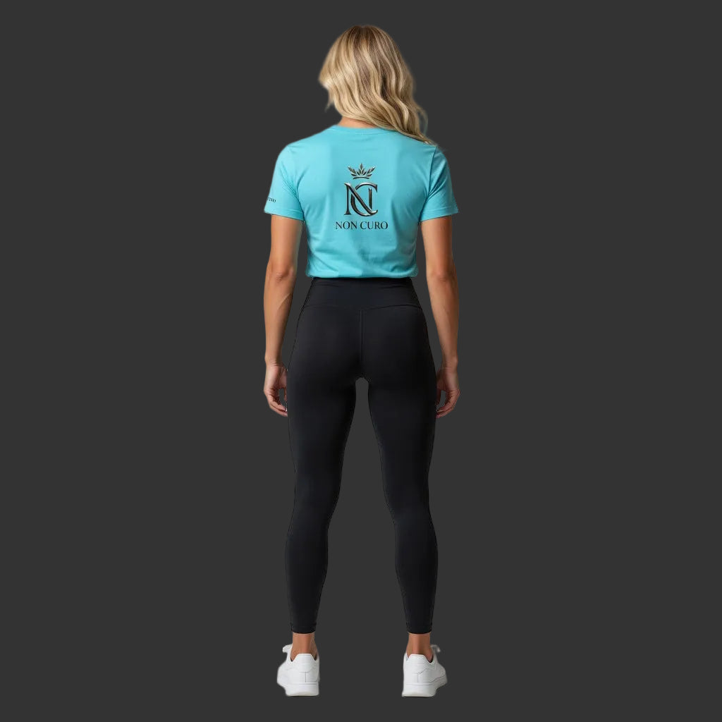 NON CURO Signature Chrome Luxe Tee - Metallic Light Colors