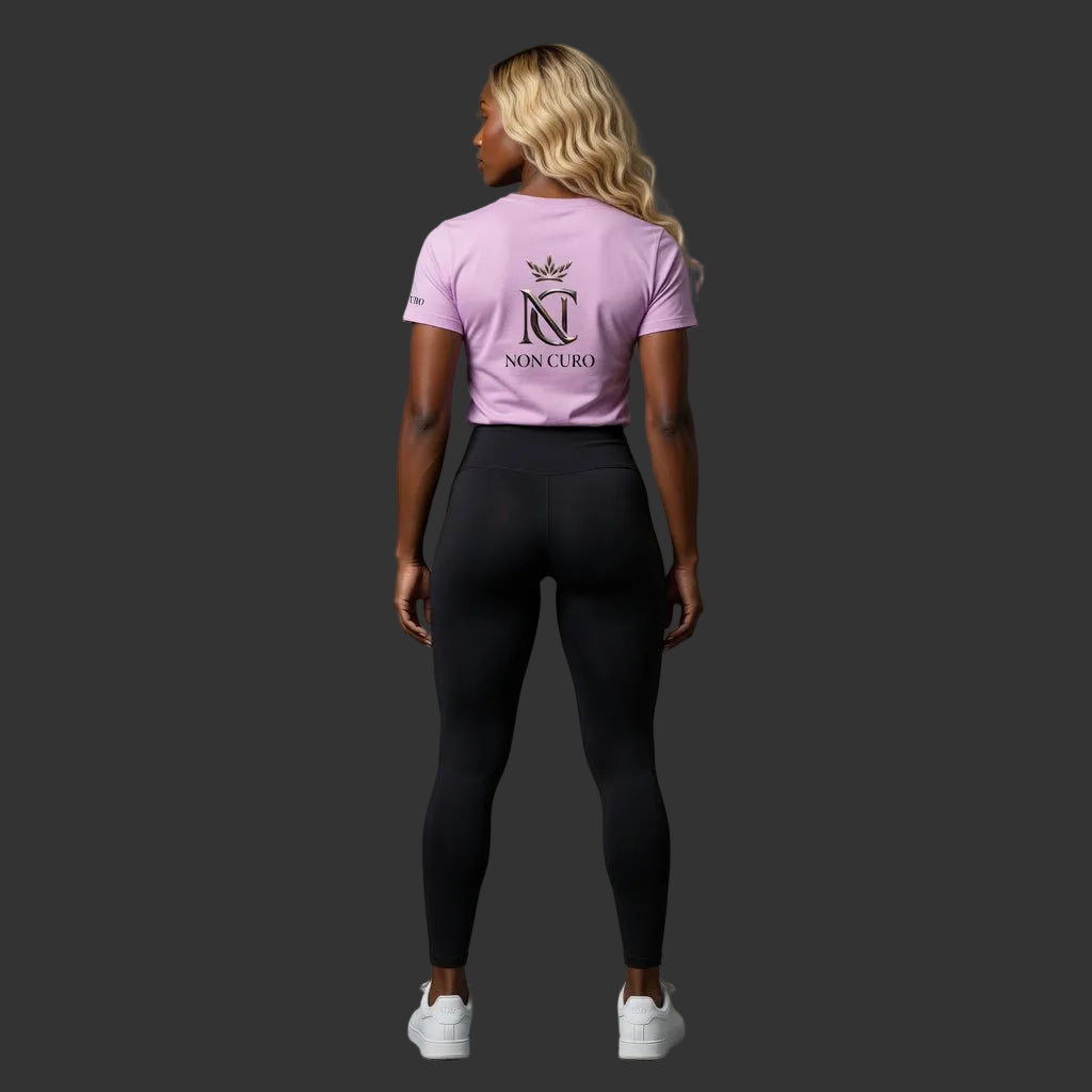 NON CURO Signature Chrome Luxe Tee - Metallic Light Colors