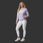 Unisex Lavender Cloud Tie-Dye Hoodie | All-Over Print Purple Cotton Pullover