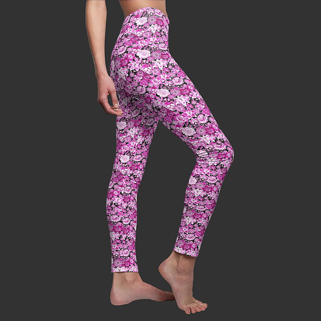 Skulls & Floral All-Over Print Women's Leggings